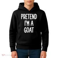 Pretend I'm A Goat Costume Kids Hoodie thumb 4