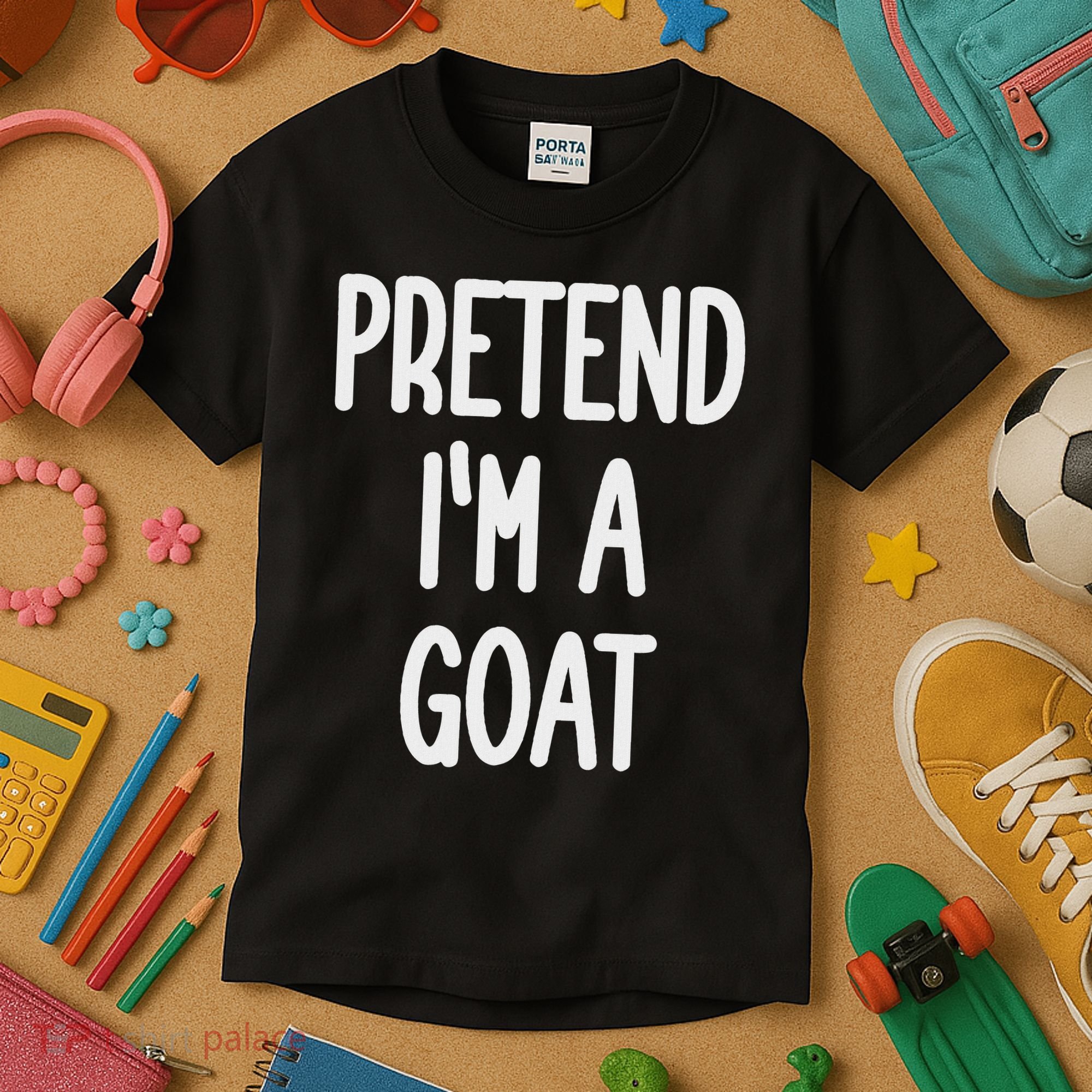 Pretend I'm A Goat Costume Kids T-Shirt