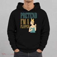 Pretend I'm A Flapper Bobbed Hair Subculture Halloween Hoodie thumb 0