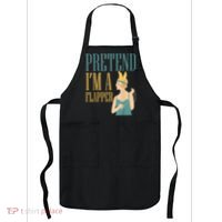 Pretend I'm A Flapper Bobbed Hair Subculture Halloween Apron thumb 0