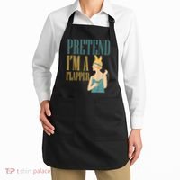 Pretend I'm A Flapper Bobbed Hair Subculture Halloween Apron thumb 2
