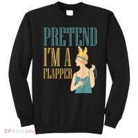 Pretend I'm A Flapper Bobbed Hair Subculture Halloween Sweatshirt thumb 0