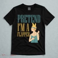 Pretend I'm A Flapper Bobbed Hair Subculture Halloween T-Shirt thumb 5