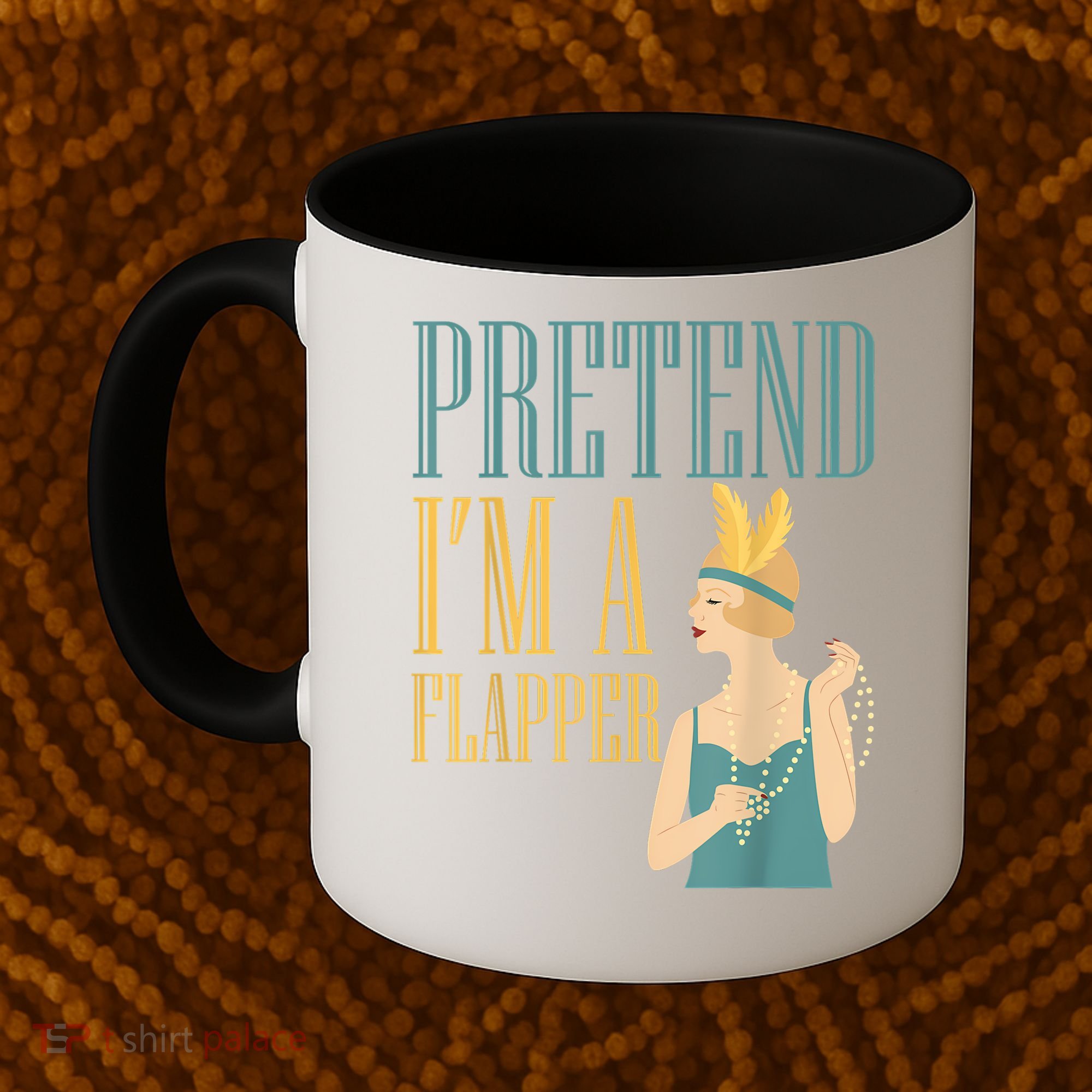 Pretend I'm A Flapper Bobbed Hair Subculture Halloween Coffee Mug
