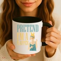 Pretend I'm A Flapper Bobbed Hair Subculture Halloween Coffee Mug thumb 3