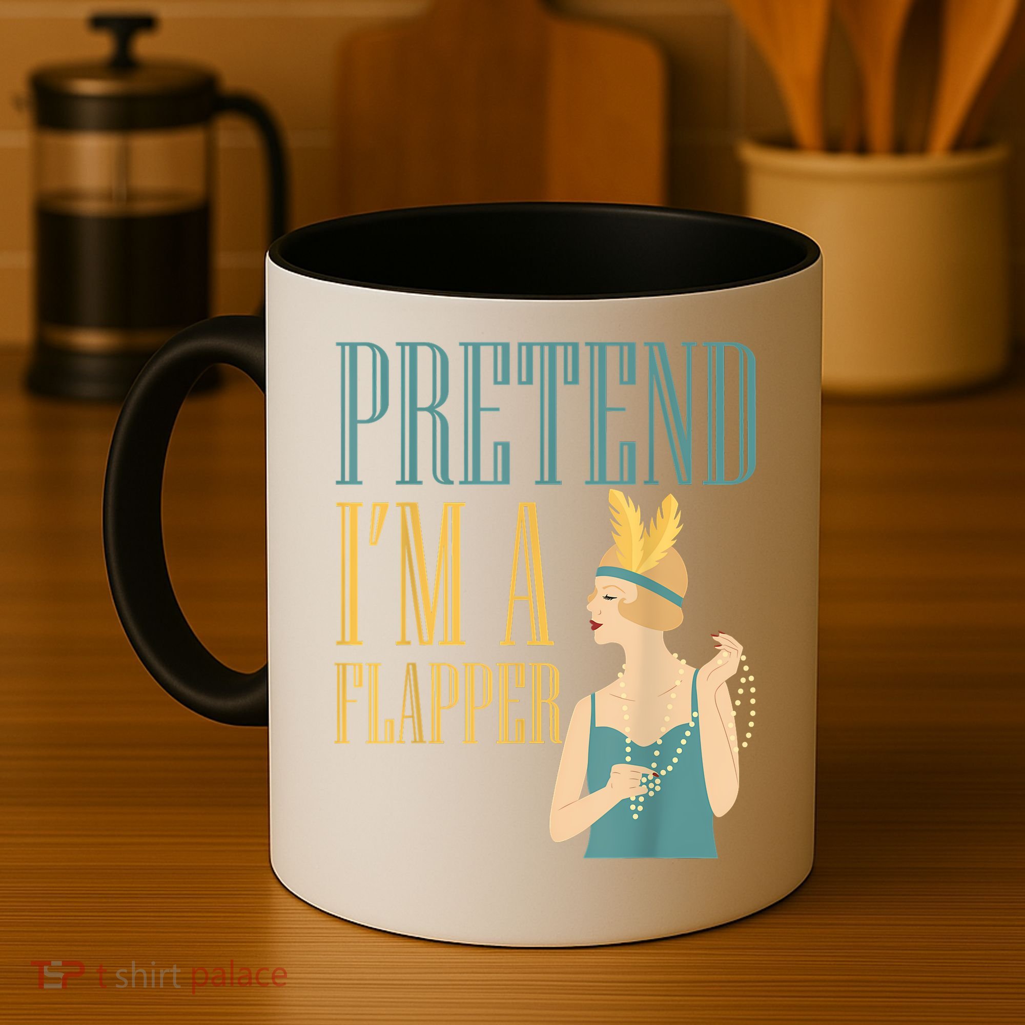 Pretend I'm A Flapper Bobbed Hair Subculture Halloween Coffee Mug