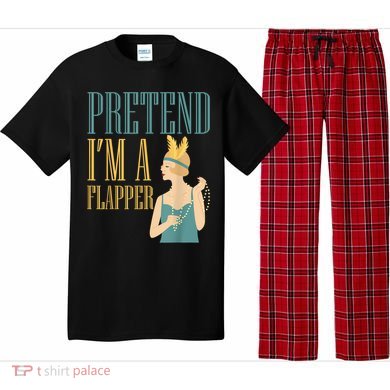Pretend I'm A Flapper Bobbed Hair Subculture Halloween Pajama Set