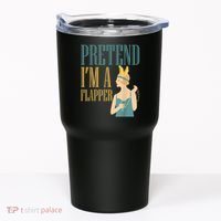 Pretend I'm A Flapper Bobbed Hair Subculture Halloween Tumbler thumb 0