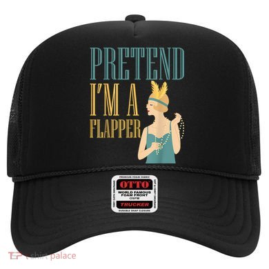 Pretend I'm A Flapper Bobbed Hair Subculture Halloween Hat