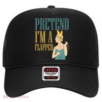 Pretend I'm A Flapper Bobbed Hair Subculture Halloween Hat thumb 0