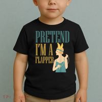Pretend I'm A Flapper Bobbed Hair Subculture Halloween Toddler T-Shirt thumb 2