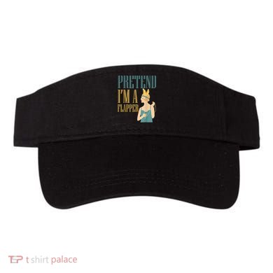 Pretend I'm A Flapper Bobbed Hair Subculture Halloween Visor