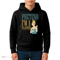 Pretend I'm A Flapper Bobbed Hair Subculture Halloween Kids Hoodie thumb 4