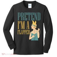 Pretend I'm A Flapper Bobbed Hair Subculture Halloween Kids Long Sleeve Shirt thumb 0