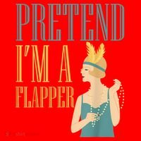 Pretend I'm A Flapper Bobbed Hair Subculture Halloween Santa Hat thumb 1