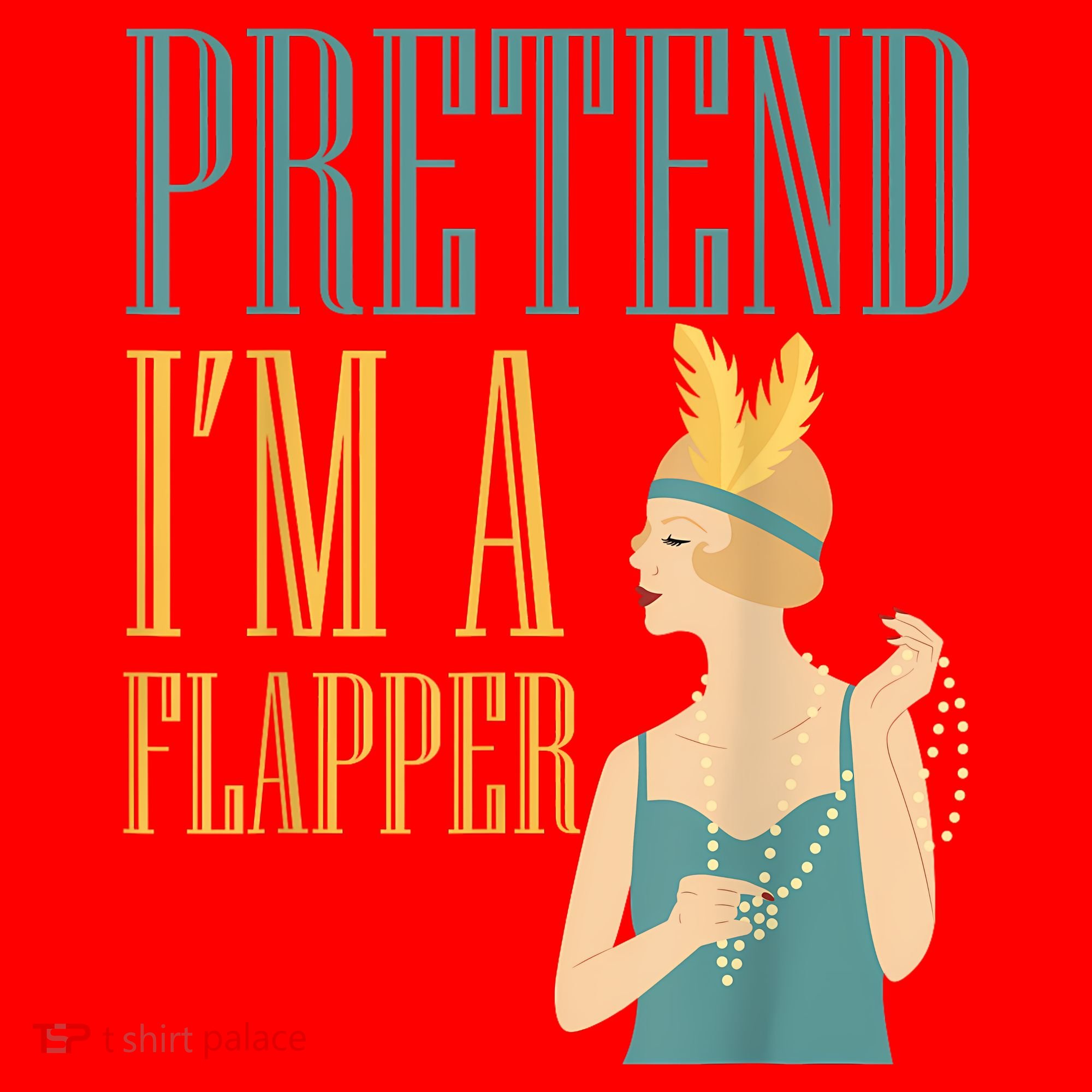 Pretend I'm A Flapper Bobbed Hair Subculture Halloween Santa Hat