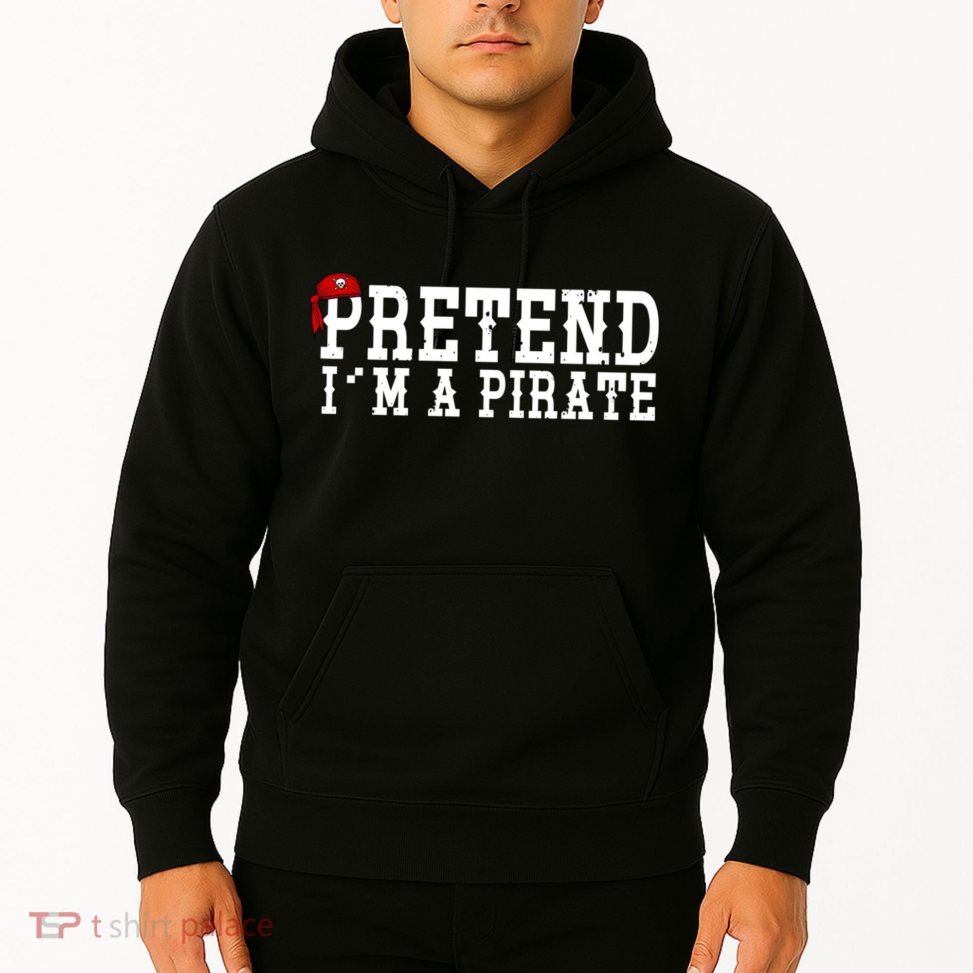 Pretend I'm A Pirate Funny Halloween Costume Hoodie