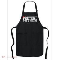 Pretend I'm A Pirate Funny Halloween Costume Apron thumb 0