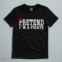 Pretend I'm A Pirate Funny Halloween Costume T-Shirt thumb 5