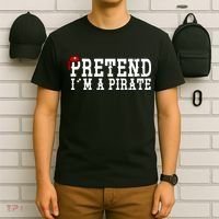 Pretend I'm A Pirate Funny Halloween Costume T-Shirt thumb 6