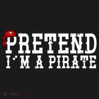 Pretend I'm A Pirate Funny Halloween Costume Women's Hoodie thumb 2