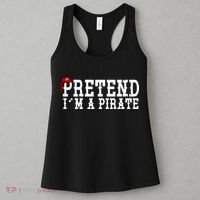 Pretend I'm A Pirate Funny Halloween Costume Women's Tank Top thumb 3
