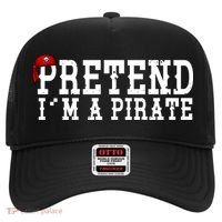 Pretend I'm A Pirate Funny Halloween Costume Hat thumb 0