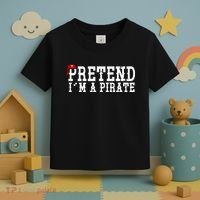 Pretend I'm A Pirate Funny Halloween Costume Toddler T-Shirt thumb 3