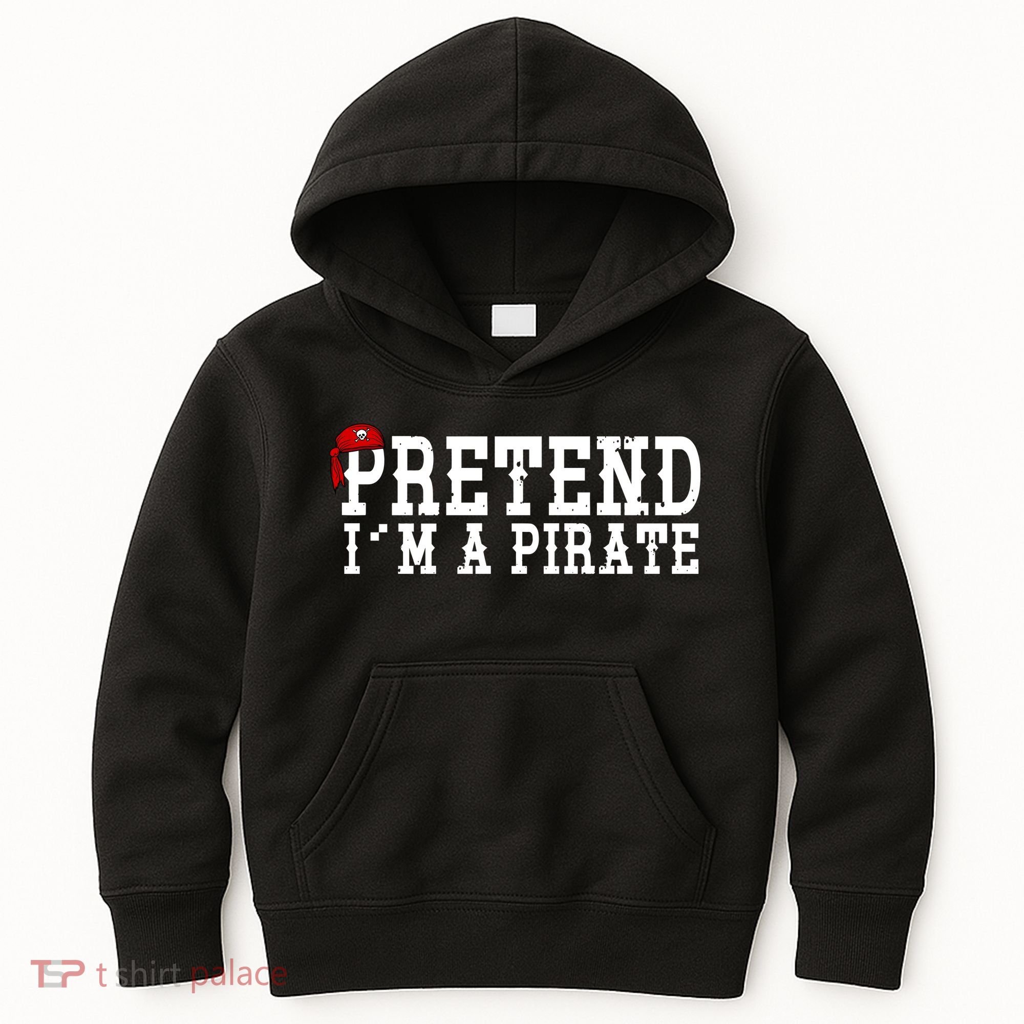 Pretend I'm A Pirate Funny Halloween Costume Kids Hoodie