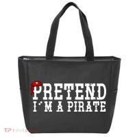 Pretend I'm A Pirate Funny Halloween Costume Tote Bag thumb 0