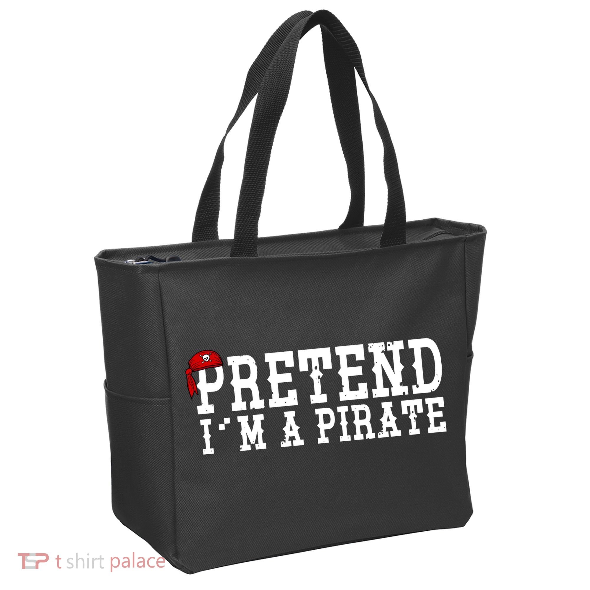 Pretend I'm A Pirate Funny Halloween Costume Tote Bag