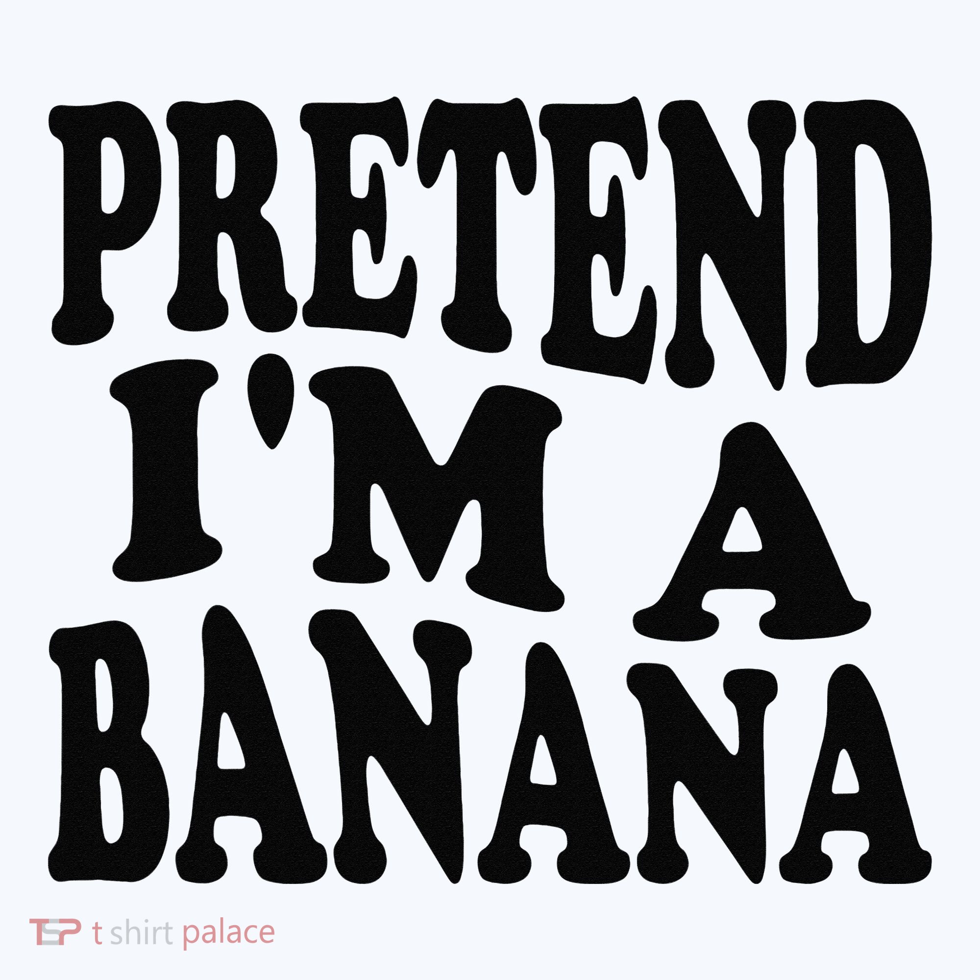 Pretend I'm A Banana Funny Lazy Halloween Costume Hoodie