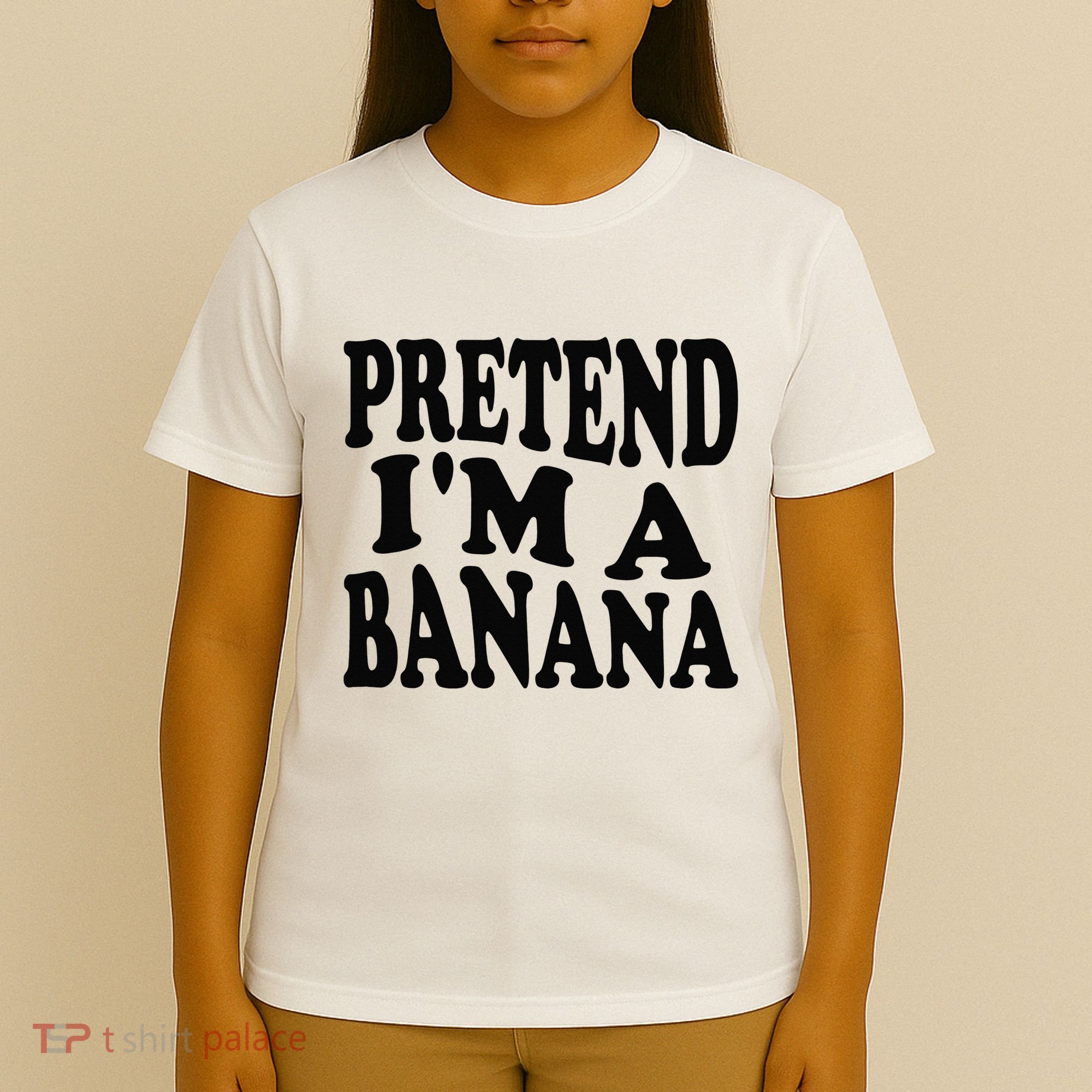 Pretend I'm A Banana Funny Lazy Halloween Costume T-Shirt