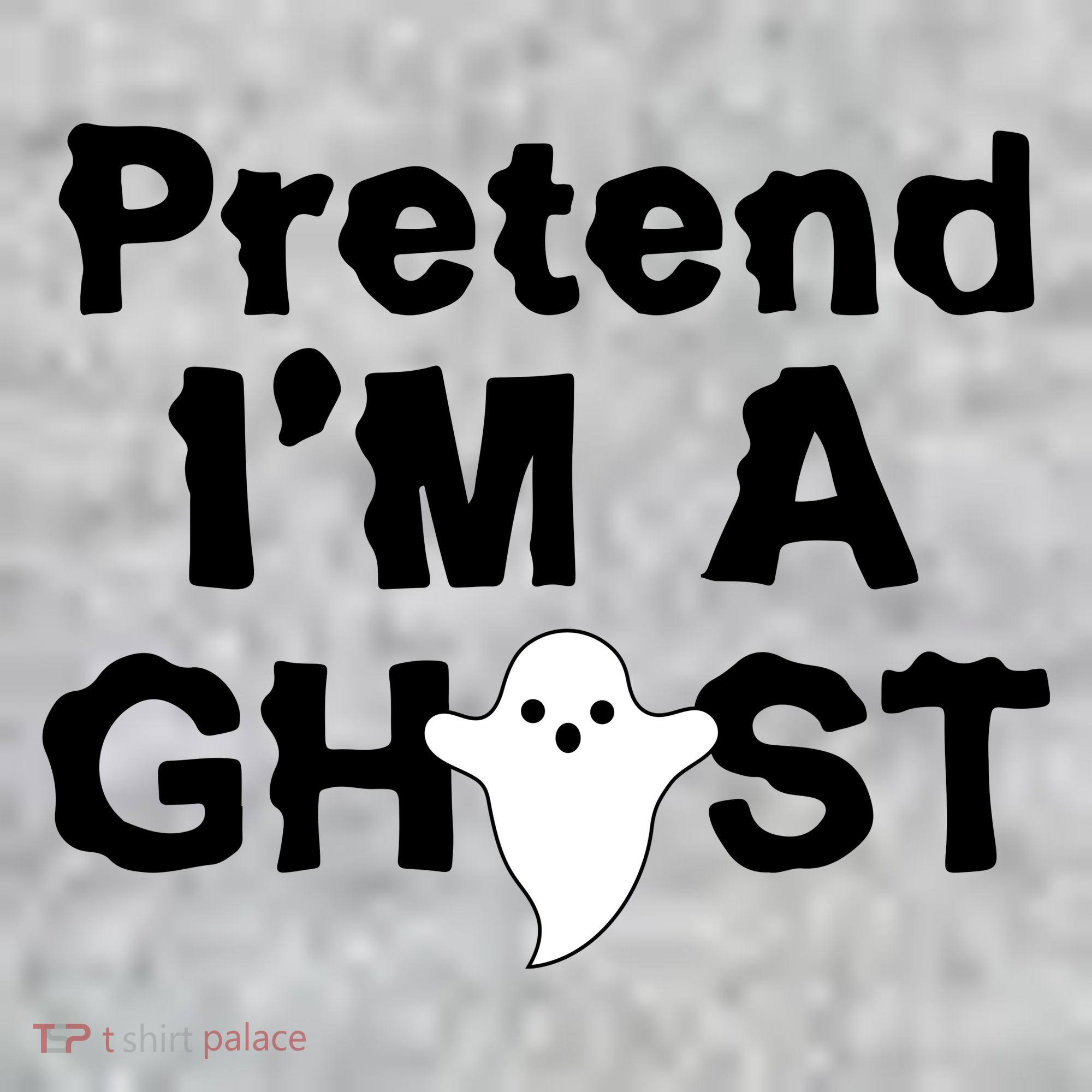 Pretend I'm A Ghost Funny Halloween Long Sleeve Shirt