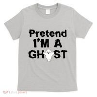Pretend I'm A Ghost Funny Halloween T-Shirt thumb 0
