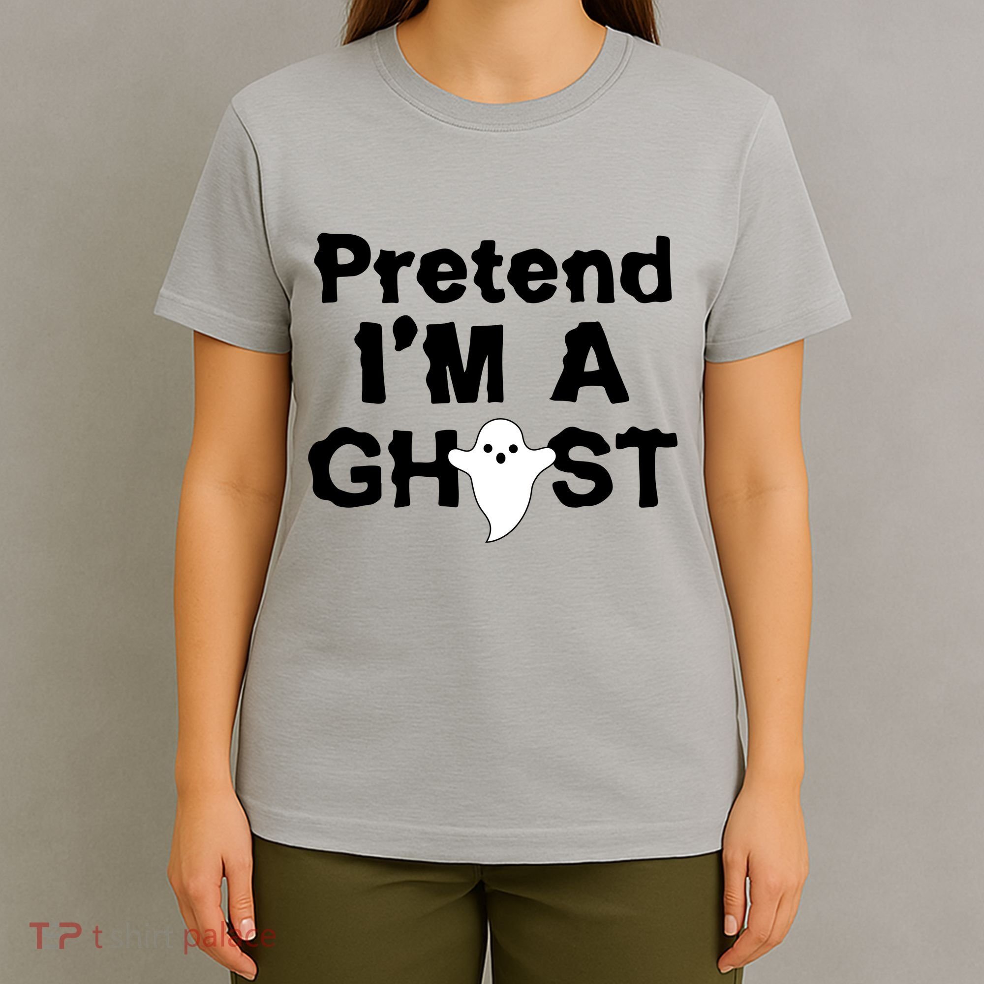 Pretend I'm A Ghost Funny Halloween T-Shirt