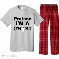 Pretend I'm A Ghost Funny Halloween Pajama Set thumb 0