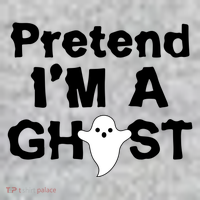 Pretend I'm A Ghost Funny Halloween Kids Sweatshirt thumb 2