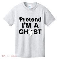 Pretend I'm A Ghost Funny Halloween Kids T-Shirt thumb 0
