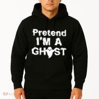 Pretend I'm A Ghost Funny Halloween Hoodie thumb 2