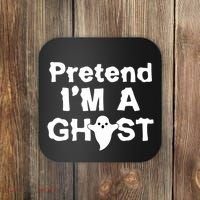Pretend I'm A Ghost Funny Halloween Coaster thumb 0