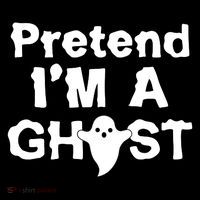 Pretend I'm A Ghost Funny Halloween Mousepad thumb 1