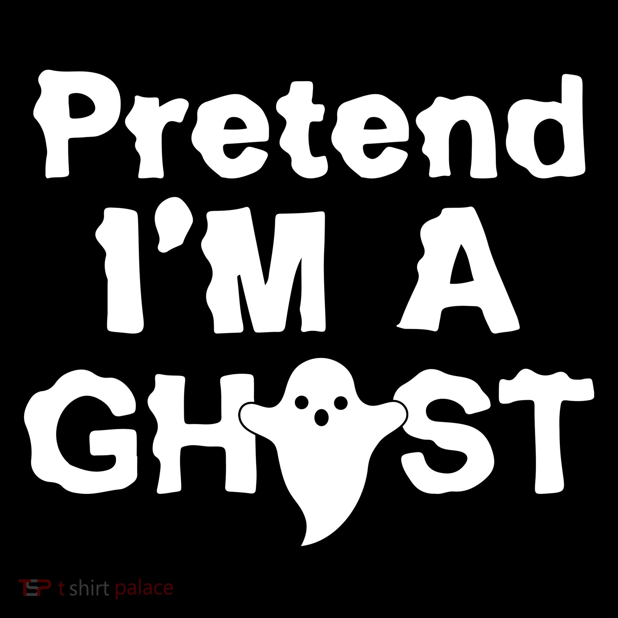 Pretend I'm A Ghost Funny Halloween Mousepad