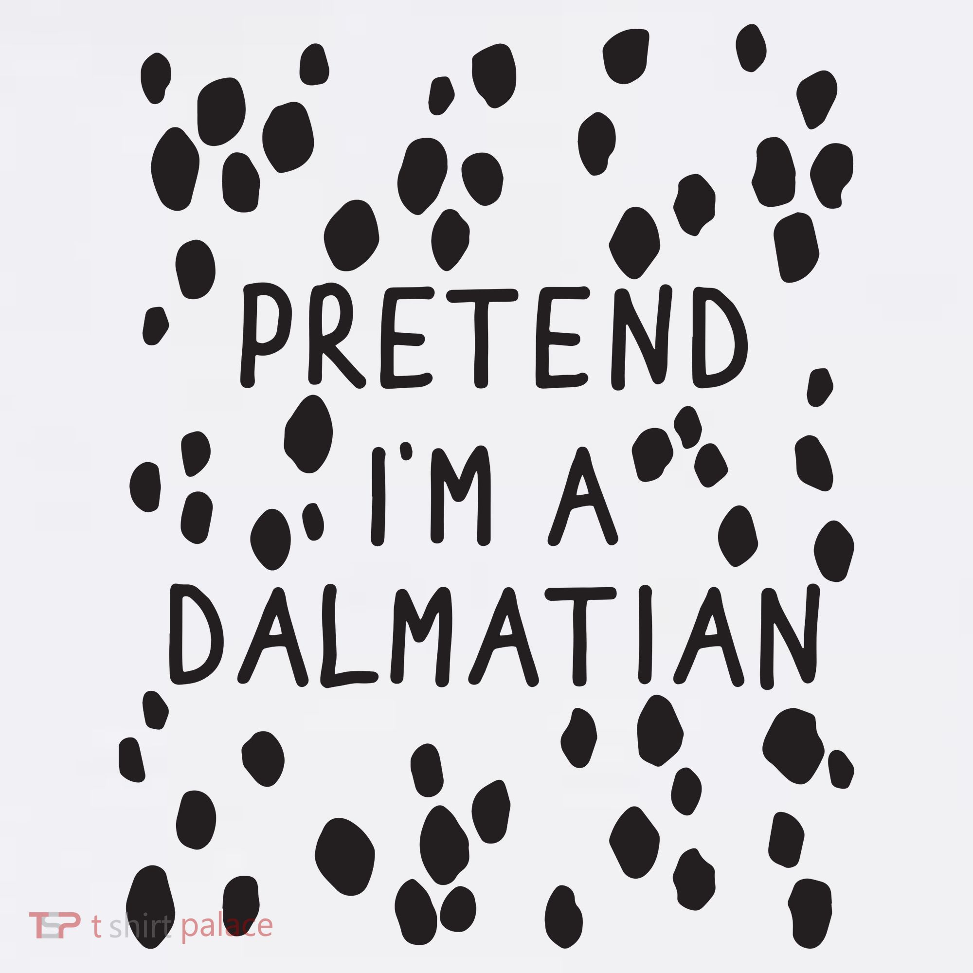 Pretend I'm A Dalmatian Shirt Funny Lazy Halloween Costume Baby Bodysuit