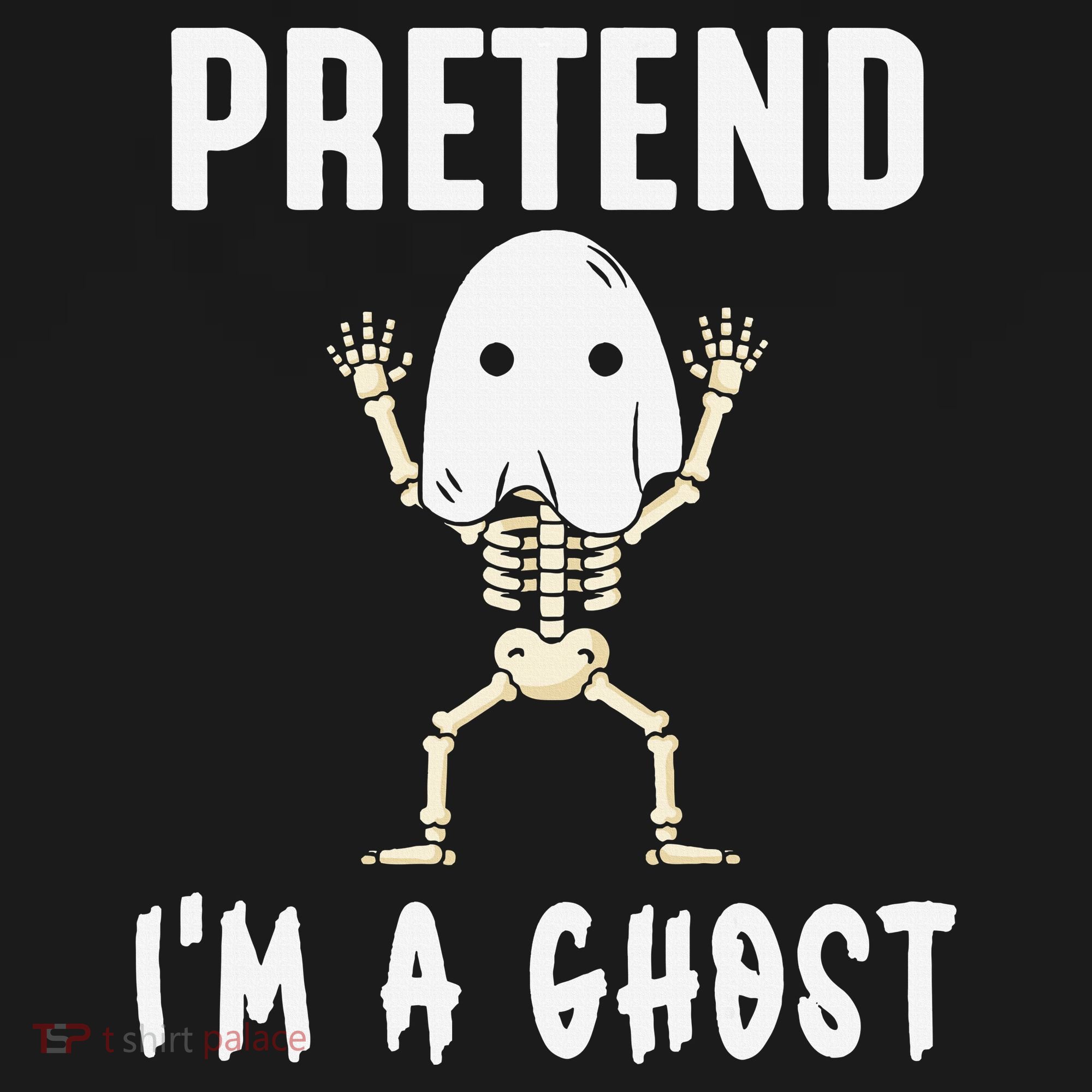 Pretend I'm a Ghost Funny Lazy Halloween Costume Party Women's Hoodie