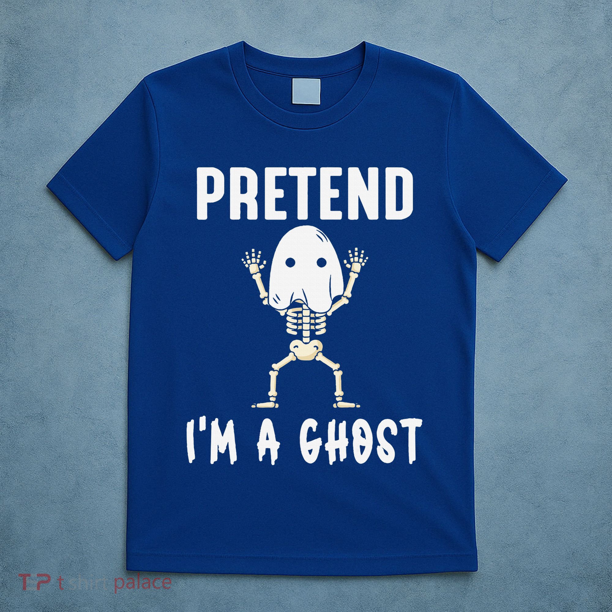 Pretend I'm a Ghost Funny Lazy Halloween Costume Party T-Shirt
