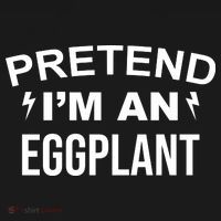 Pretend I'm An Eggplant Lazy Halloween Costume Women's Hoodie thumb 2
