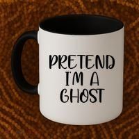 Pretend Im A Ghost Coffee Mug thumb 2