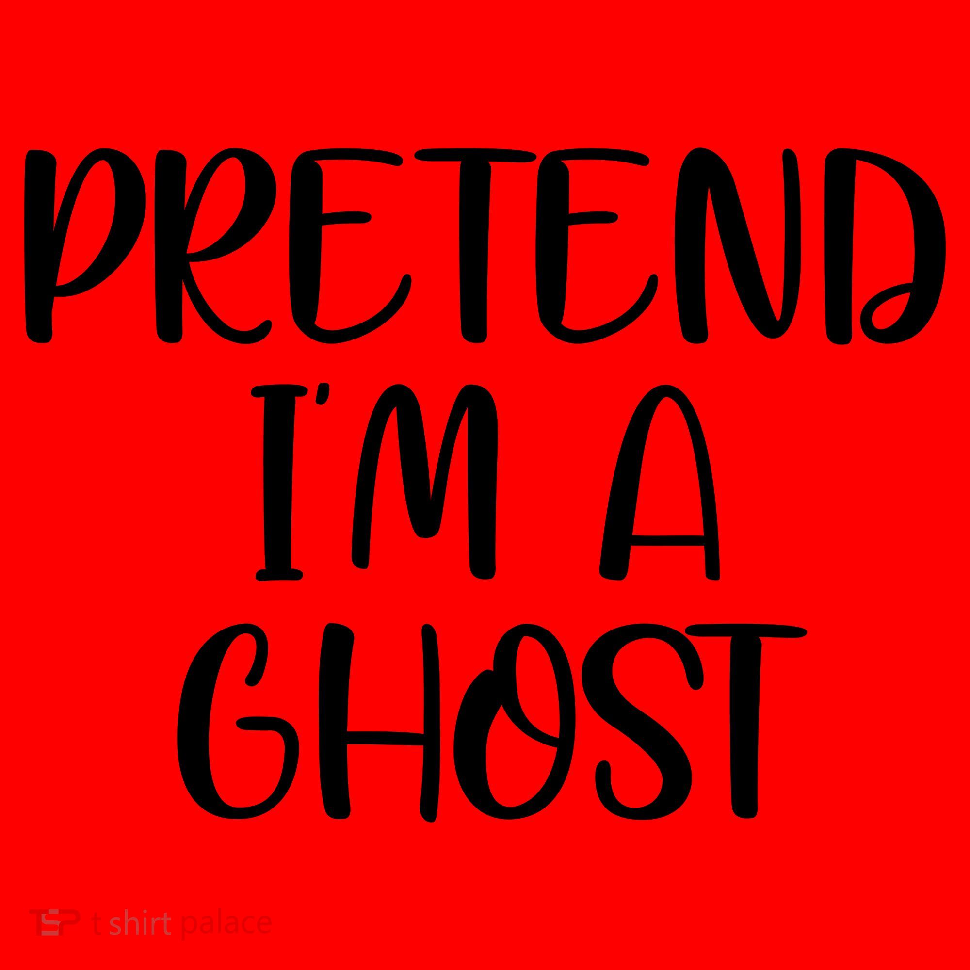 Pretend Im A Ghost Santa Hat