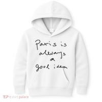 Paris Is Always A Good Idea Kids Hoodie thumb 0